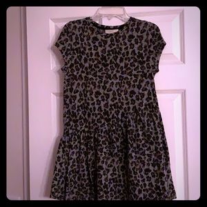 Girl Zara Leopard Print Dress